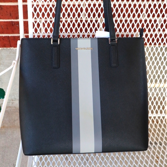 MK LEATHER CENTER STRIPE MORGAN TOLE - Picture 4 of 6